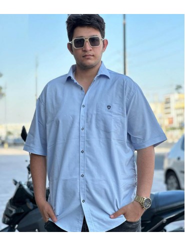 پیراهن نخی سایز بزرگ کد 2646